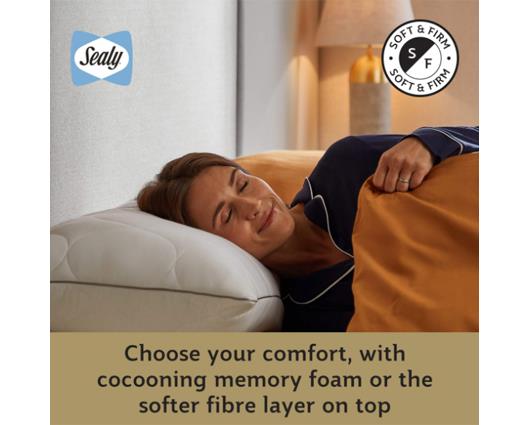 Sealy Dual Comfort Memory Foam Pillow