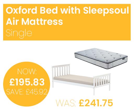 Oxford Bed with Sleepsoul Air Mattress - Single