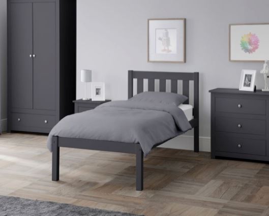 Luna Single Bed - Anthracite