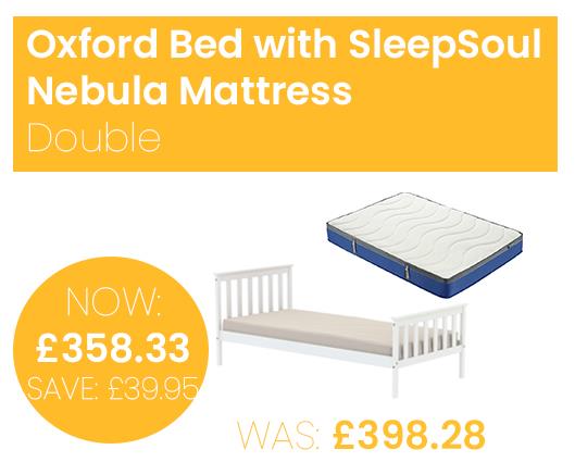 Oxford Bed with SleepSoul Nebula Mattress - Double