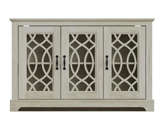 Amelie 3 Door Sideboard- Dusty Grey & Oak