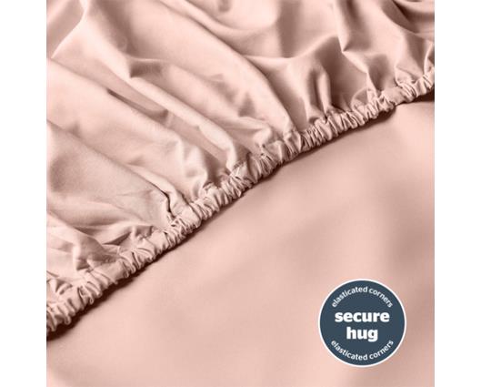 King - Silentnight Supersoft Blush Fitted Sheet