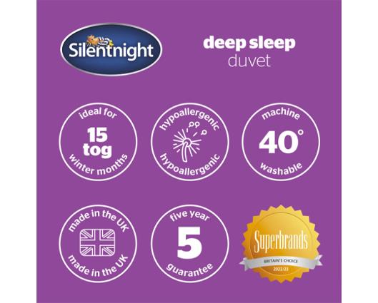 Single - Silentnight Deep Sleep Duvet � 15 Tog