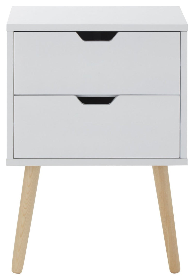 Nyborg Bedside Table-White