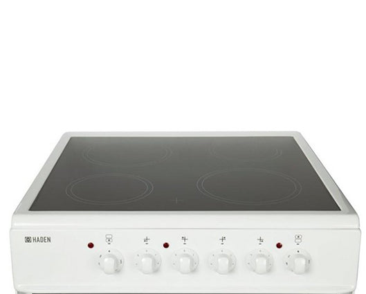 Haden HE60DOMW 60cm Double Electric Oven with Ceramic Hob