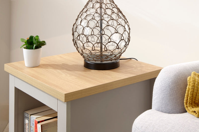 Lancaster Side Table with Shelf