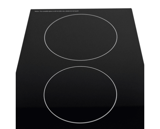 SIA CERH31BL 30cm 2 Burner Domino Ceramic Electric Hob Black 