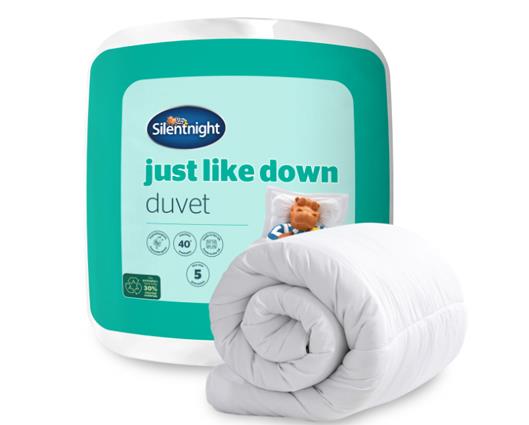 King - Silentnight Just Like Down Duvet - 10.5 Tog