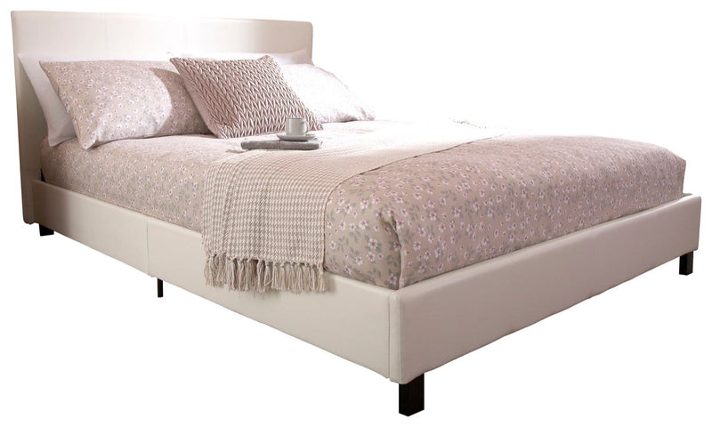 Simple Small Double Bed in a Box-White