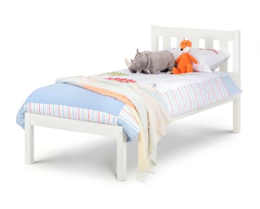 Luna Single Bed - Surf White