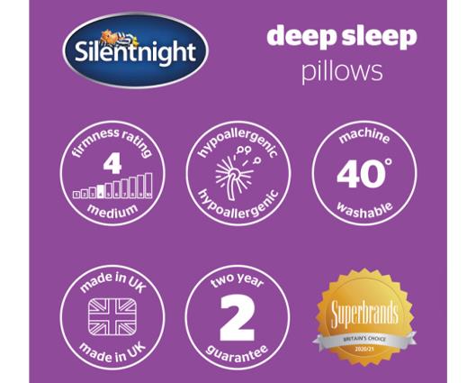 Silentnight Premium Deep Sleep Pillow Pair