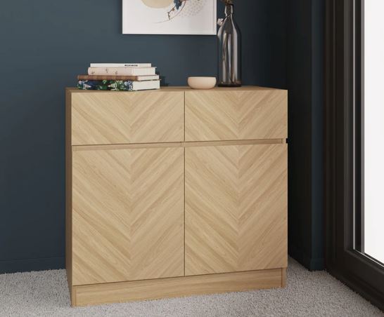 Catania Compact Sideboard- Euro Oak