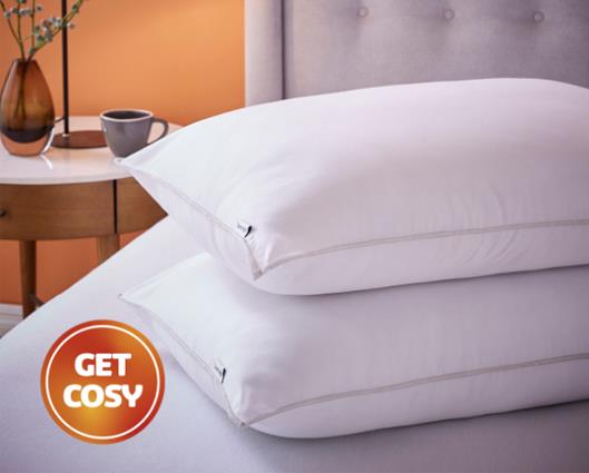 Silentnight Premium Warm and Cosy Pillow Pair