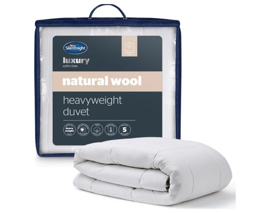 King - Silentnight Natural Wool Collection Heavyweight Duvet