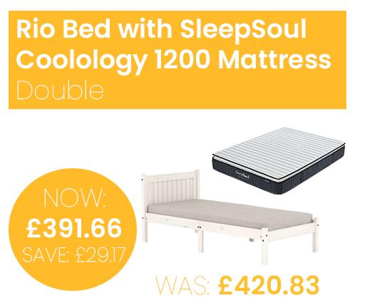 Rio Bed with SleepSoul Coolology 1200 Mattress - Double