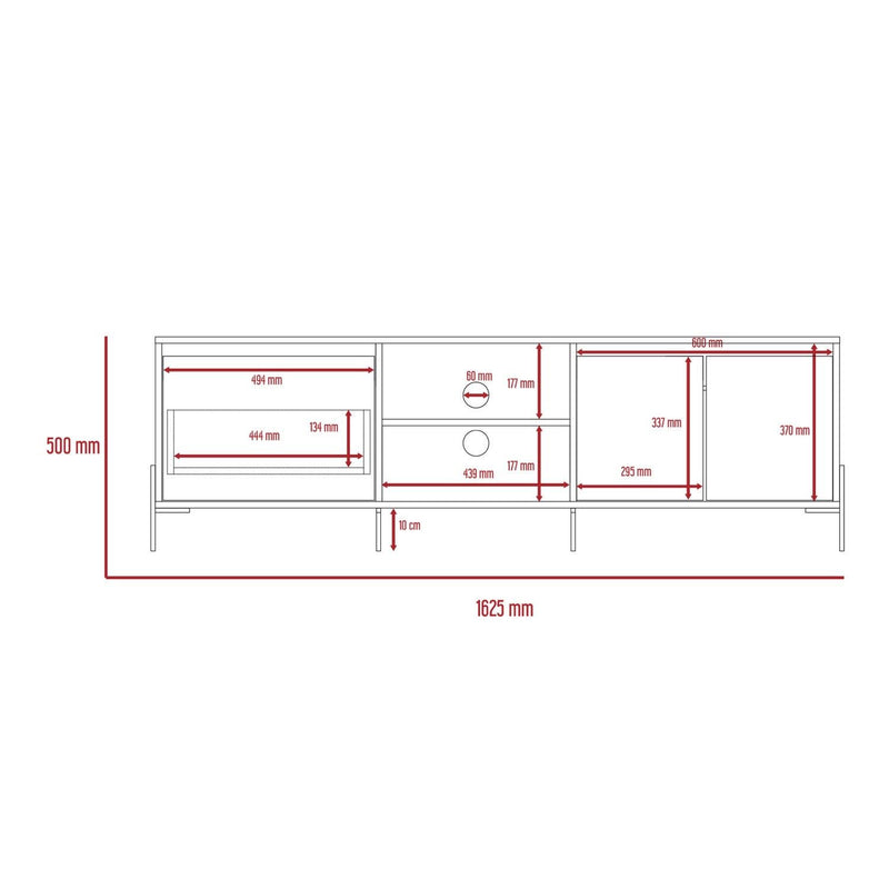 Dallas Ultra Wide TV Unit with 4 Doors