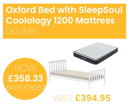 Oxford Bed with SleepSoul Coolology 1200 Mattress - Double