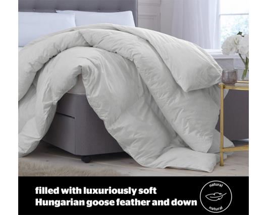 Superking - Silentnight Ultimate Luxury Hungarian Goose Feather & Down Duvet - 10.5 Tog