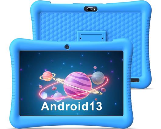 EagleSoar 10" Android 13 Tablet for Kids Blue