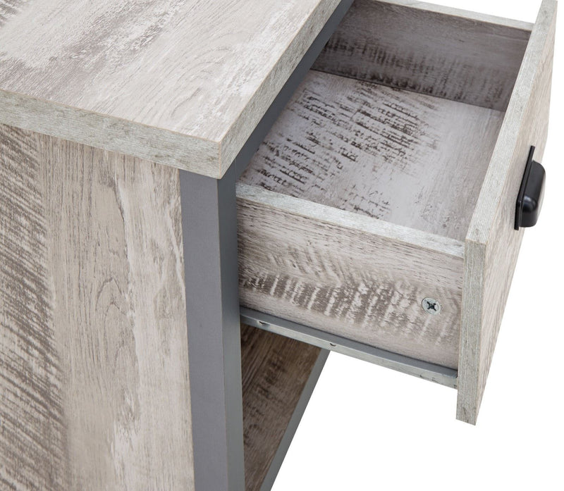 Boston Lamp Table-Grey