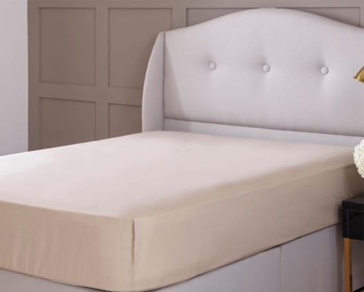 Superking - Silentnight Pure Cotton Extra Deep Fitted Sheet - Cream