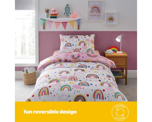 Single - Silentnight Healthy Growth Coverless Duvet � Rainbow