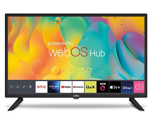 Cello C24WS01 24" Smart WebOS TV with Freeview Play