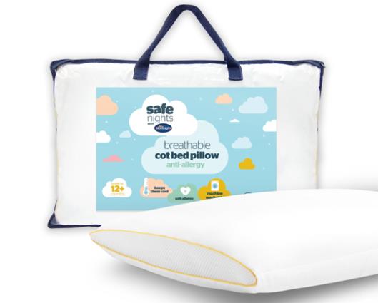 Silentnight Safe Nights Breathable Cot Bed Pillow