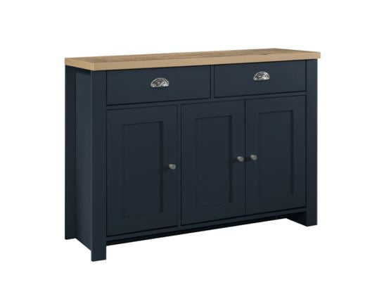 Harper 3 Door 2 Drawer Sideboard- Navy