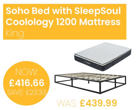 Soho Bed with SleepSoul Coolology 1200 Mattress - King