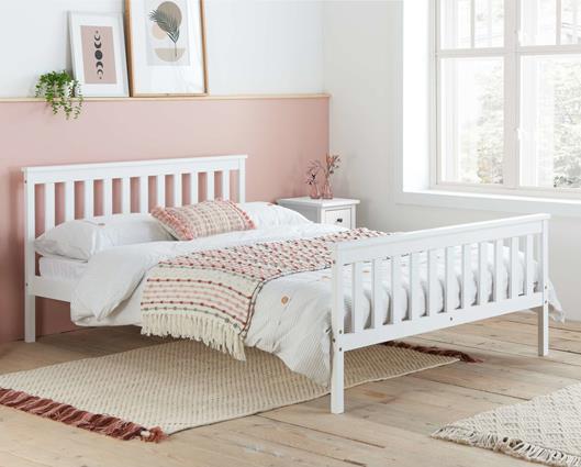 Oxford Bed with SleepSoul Paradise Mattress - Small Double