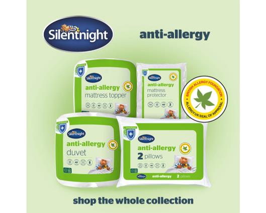 Double - Silentnight 4.5 Tog Anti-Allergy Duvet