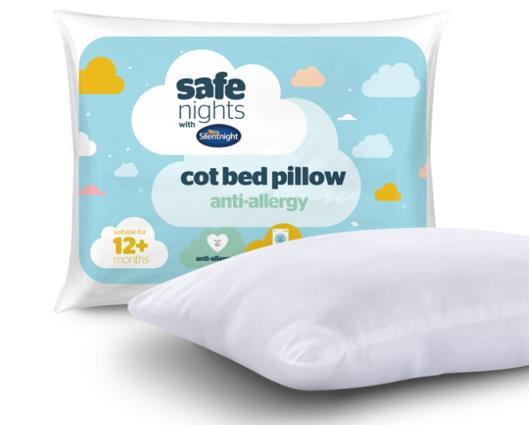 Silentnight Safe Nights Anti-Allergy Cot Bed Pillow