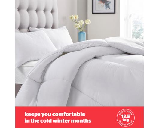 Double - Silentnight Bounceback Duvet - 13.5 Tog