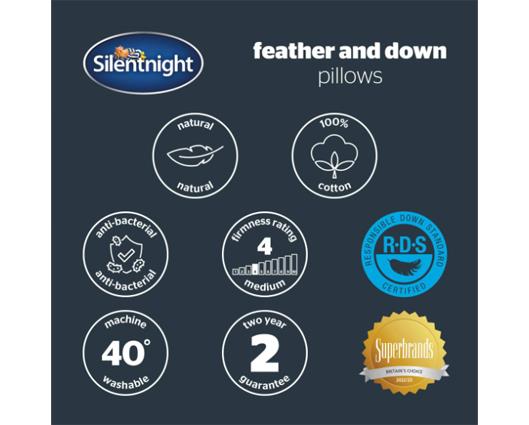 Silentnight Feather and Down Pillow Pair