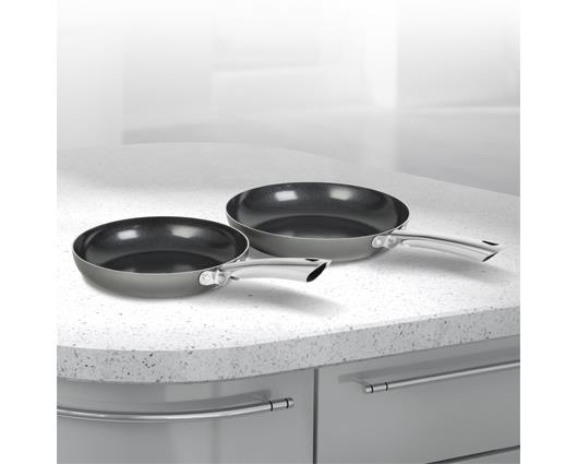 Morphy Richards Accents 24/28cm frying Pans - Titanium