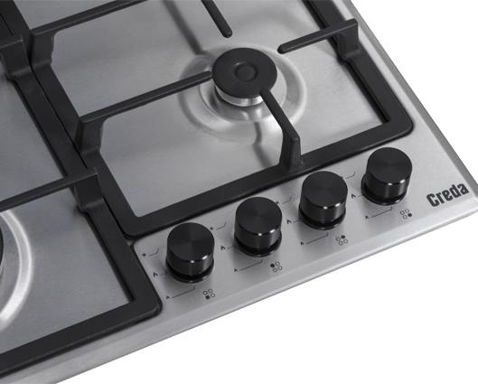 Creda C60GFCWX Stainless Steel 60cm Gas Hob