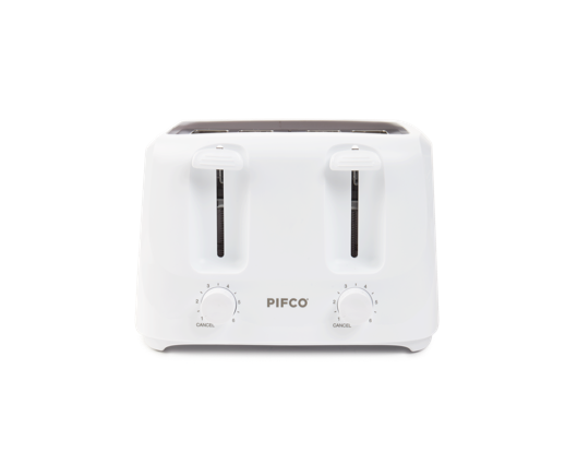 PIFCO 4 Slice Toaster White