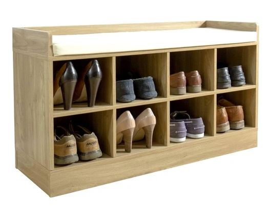 Kempton Shoe Bench-Oak