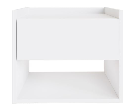 Harmony Wall Mounted Bedside Tables (Pair)- White