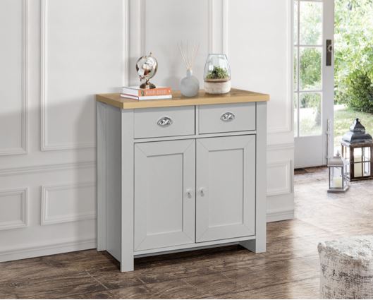 Harper 2 Door 2 Drawer Sideboard- Grey