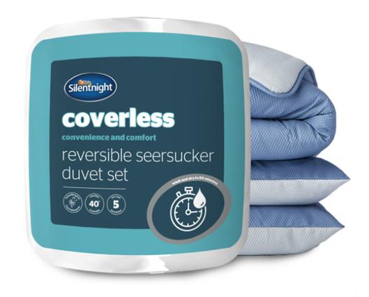 Superking - Silentnight Seersucker Coverless Duvet 10.5 Tog