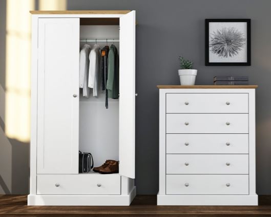 Dagwood 5 Drawer Chest White