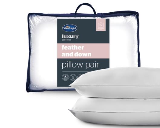 Silentnight Feather and Down Pillow Pair