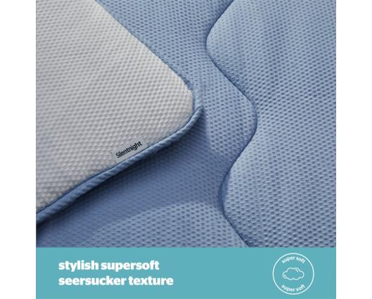 Superking - Silentnight Seersucker Coverless Duvet 10.5 Tog