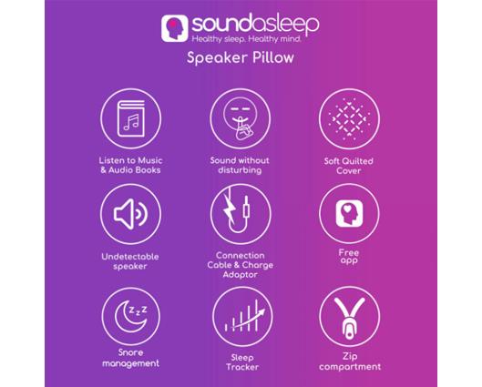 Soundasleep Speaker Pillow