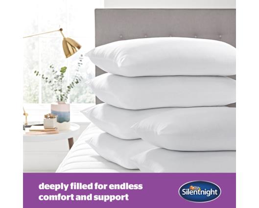 Silentnight Deep Sleep Pillow - 6 Pack