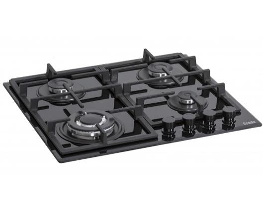 Creda C60GFCWG Black 60cm Gas on Glass Hob