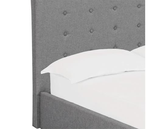 Lucca Plus 3.0 Single Ottoman Bed - Grey