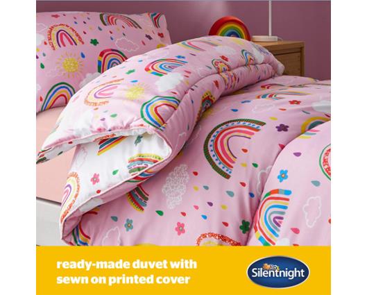 Single - Silentnight Healthy Growth Coverless Duvet � Rainbow